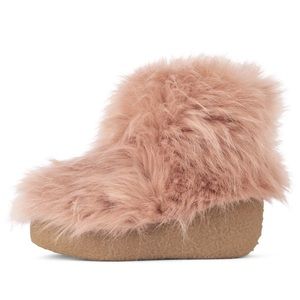 NWB - Jeffrey Campbell Pink Shaggy Faux Fur Boots